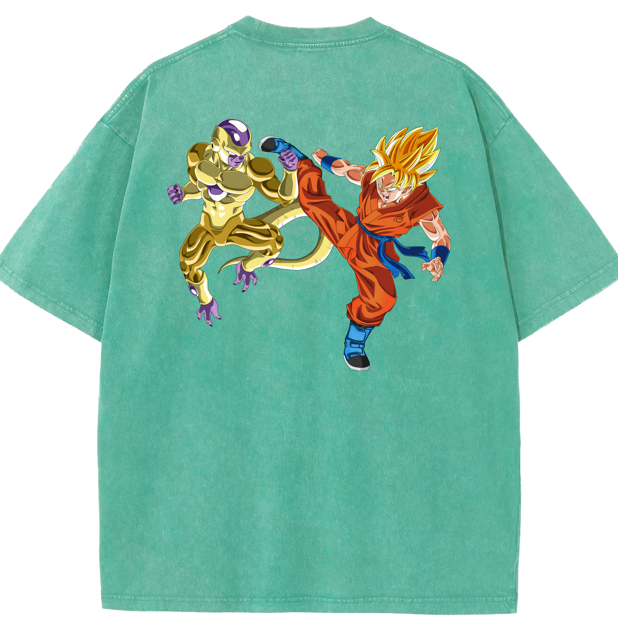 （画像用） ドラゴンボール DRAGON BALL 綿100% ヴィンテージ風 半袖Tシャツ（背面プリント）